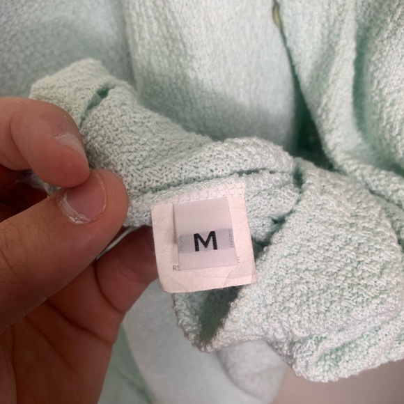 Margaret Winters Teal Button Up Cardigan - Picture 6 of 7